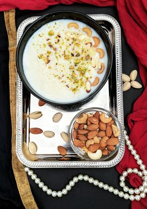 A picture of Sabudana kheer.