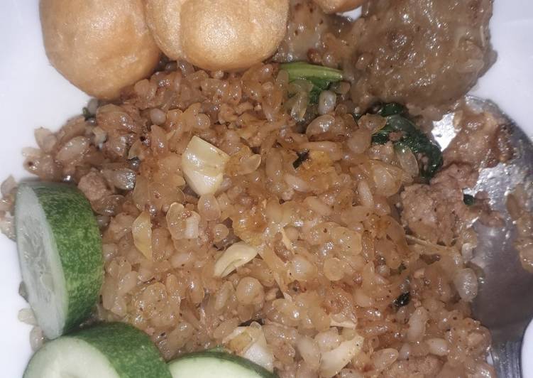 Nasi goreng shirataki ABC