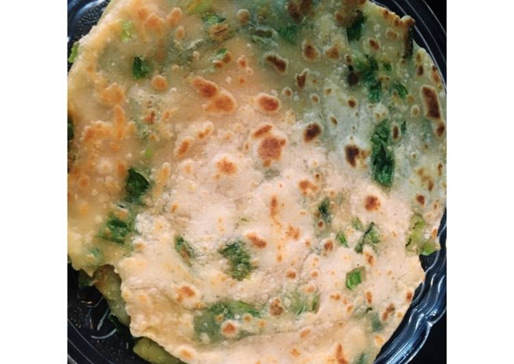 Simple Way to Make Homemade Chinese scallion pancake