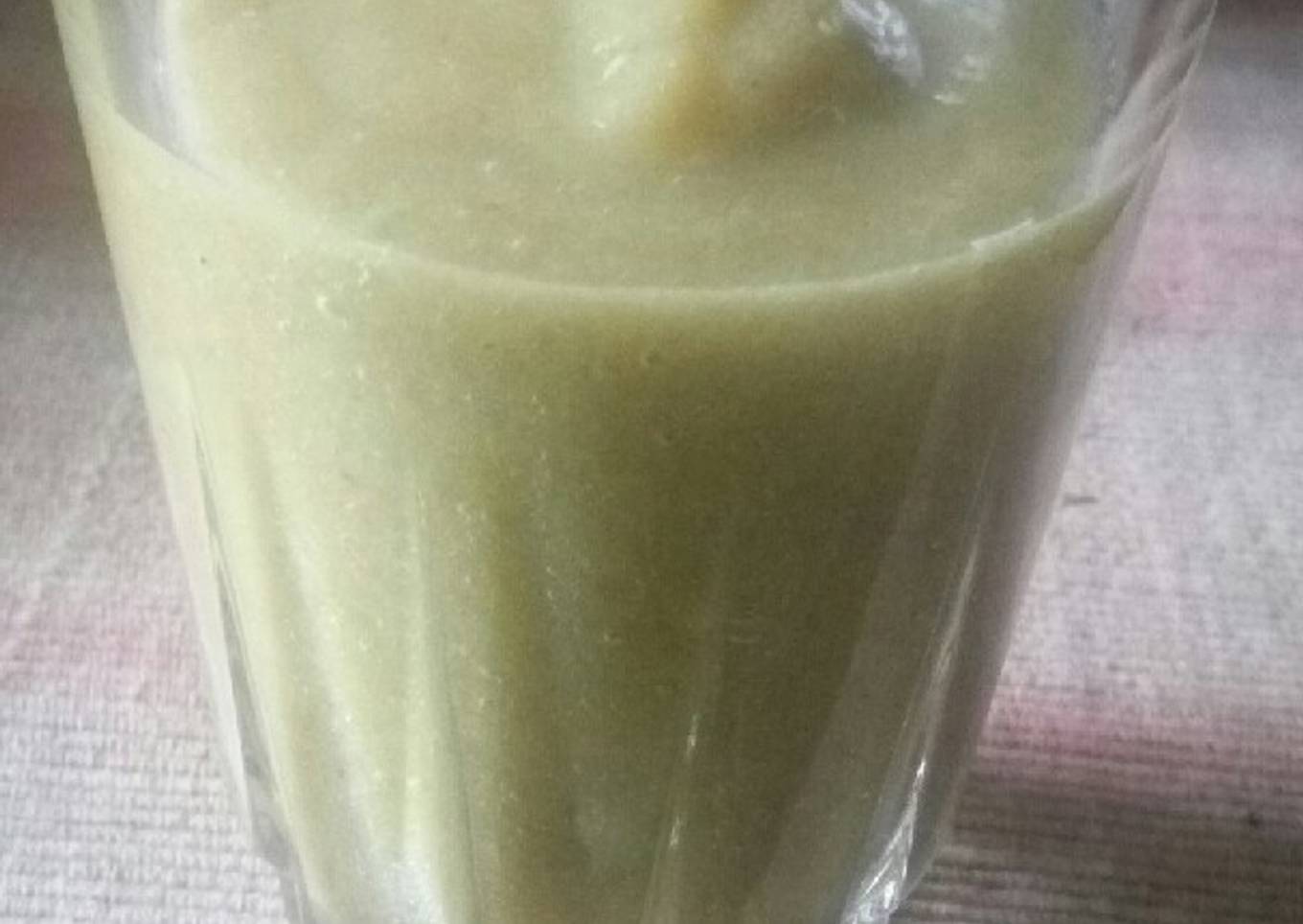 Banana and avocado 'juice'