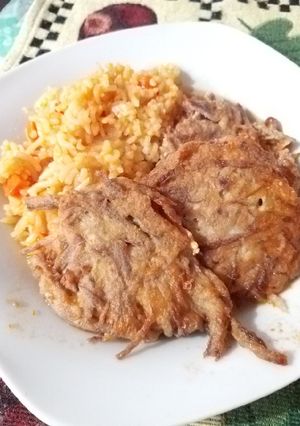 Una foto de Tortitas de carne 😀😋👌