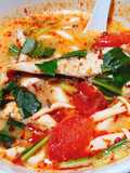 Creamy Tom Yum with Sea Bass