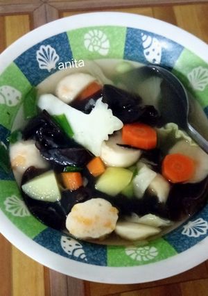 Foto resep Sop Baso Udang Jamur