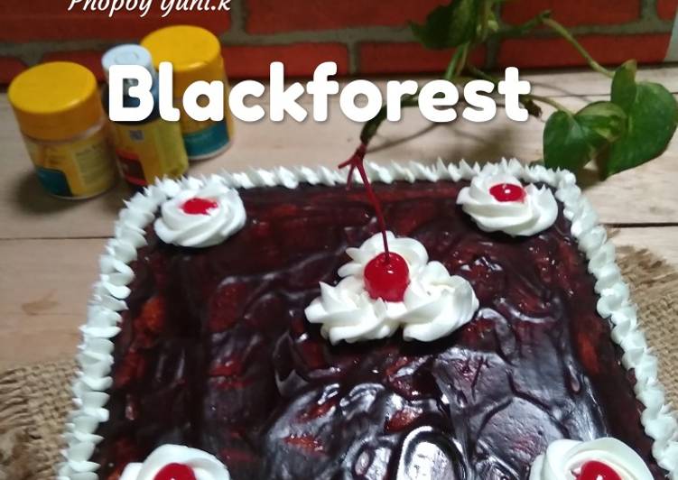 Resep Blackforest simpel yang Enak Banget
