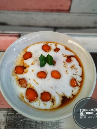 Langkah Mudah untuk Membikin Resep Bubur Candil Ubi Kuning / Biji Salak yang Uenak Anti Ribet, Menggugah Selera