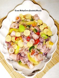 Foto resep Cumi Baby Corn Sambal Matah