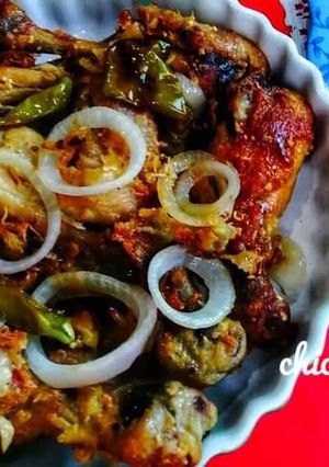 A picture of Chicken 65.