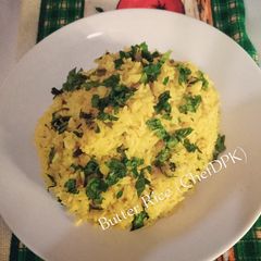 Butter garlic Rice A picture of Butter garlic Rice.