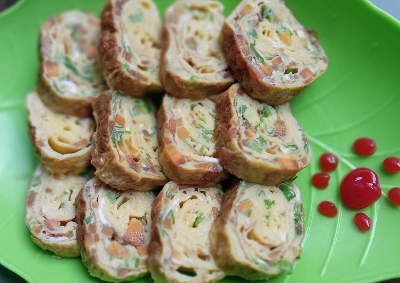 Resep Tamagoyaki aka telur gulung Anti Gagal