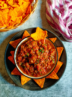 A picture of Mexican Tomato Salsa.