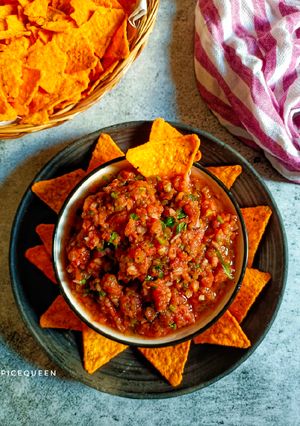 A picture of Mexican Tomato Salsa.
