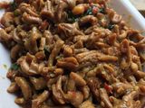 Tumis usus ayam pedas