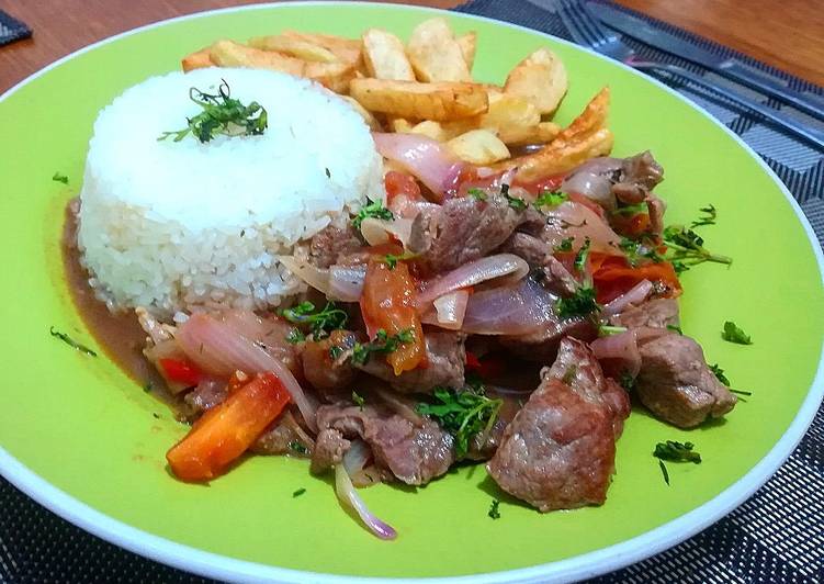 Lomo saltado peruano 🇵🇪🍴