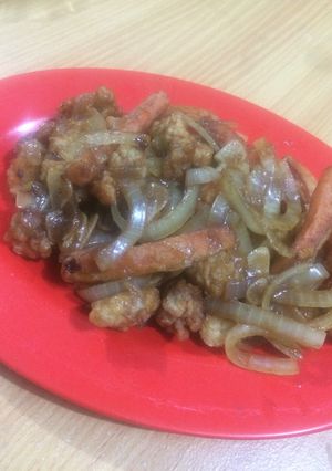Foto resep Ayam crispy saus tiram