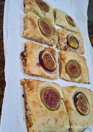 Une photo de Focaccia aux figues fraîches