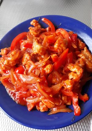 Foto resep Ayam manis pedes