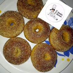 Cinnamon sugar doughnuts A picture of Cinnamon sugar doughnuts.