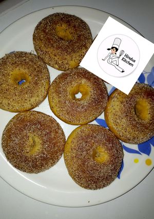 A picture of Cinnamon sugar doughnuts.