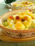 Cauliflower and Boiled Egg Miso Mayo Cheese Bake