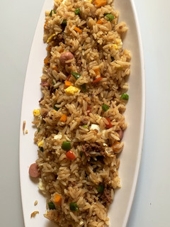 A picture of Minced meat Chinese rice.