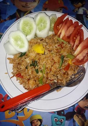 Foto resep Nasi goreng nanas