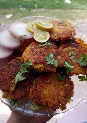 A picture of Fish Roe Fritters (fish egg bara/vada).