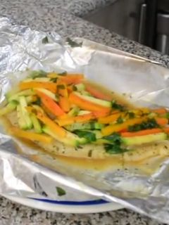 Una foto de Pescado empapelado