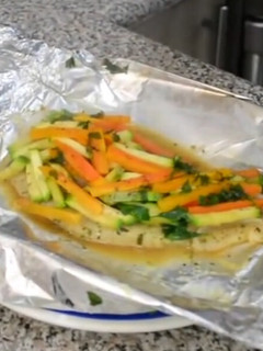 Una foto de Pescado empapelado
