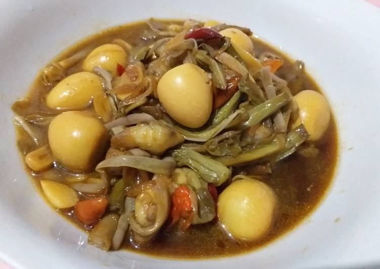 Resep Oseng kunci telur puyuh, Bikin Ngiler