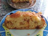 Budín de manzana y pasas
