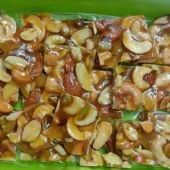 Dry fruit chikki recipe | kaju badam chikki | mixed nuts chikki A picture of Dry fruit chikki recipe | kaju badam chikki | mixed nuts chikki.