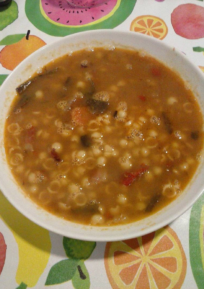 Una foto de Sopa de cocido