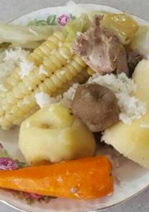 Una foto de Puchero cusqueño