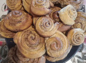 Una foto de Ricos rollos de canela