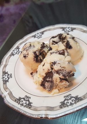 صورة لوصفة ايس كريم الاوريو