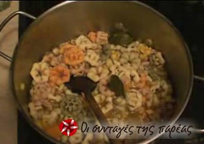 κύρια φωτογραφία συνταγής Μακαρονάκι κοφτό με φακές