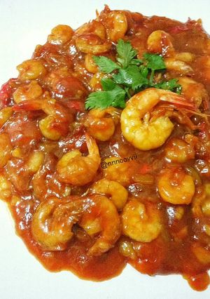 Foto resep Udang asam manis praktis
