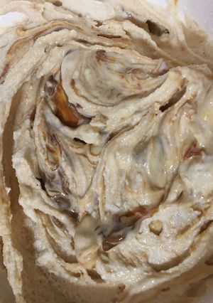 Una foto de Helado de banana split