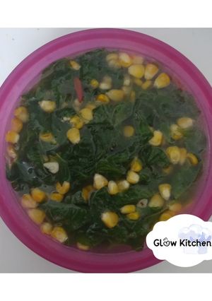 Foto resep 🍲 Sayur Bayam Jagung 🍲