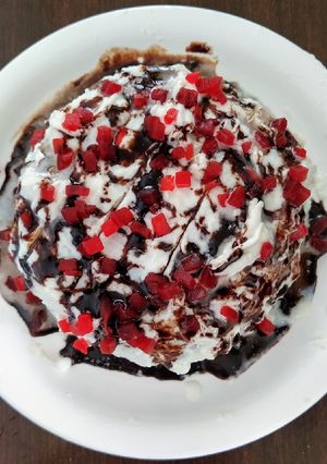A picture of Malai cake.