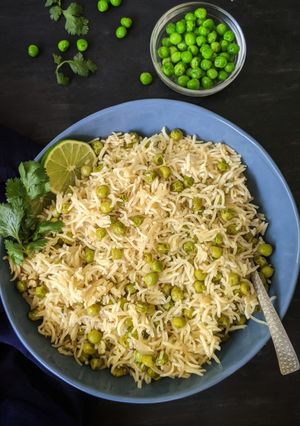 A picture of Green Peas Pulao Matar Pulao.