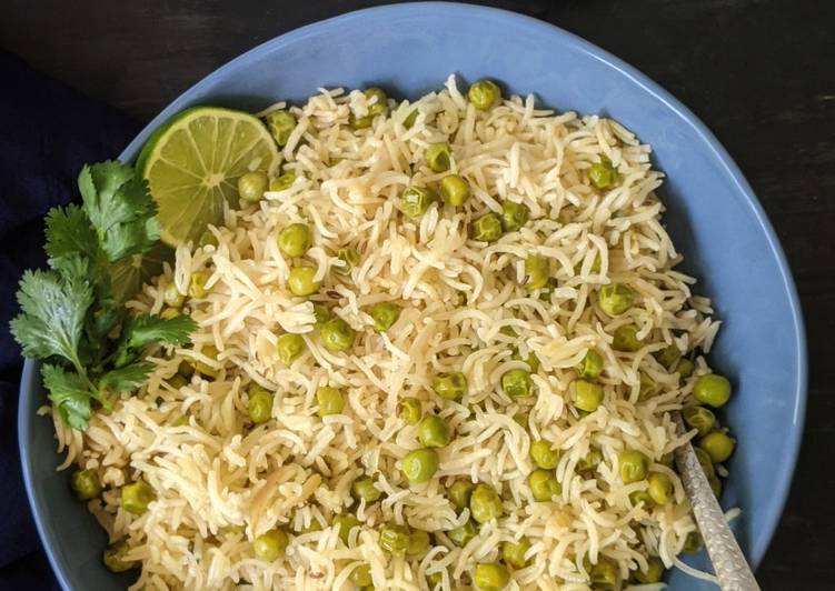 Easiest Way to Prepare Perfect Green Peas Pulao Matar Pulao