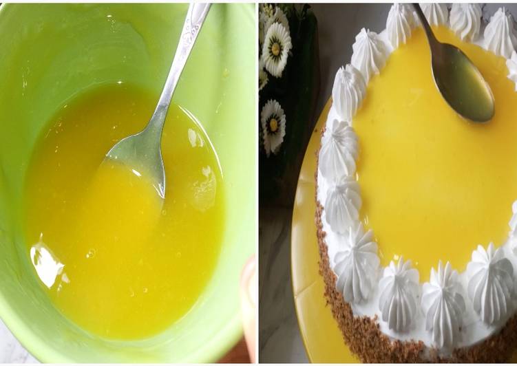 كريمة الليمون المنعشة بدون بيض