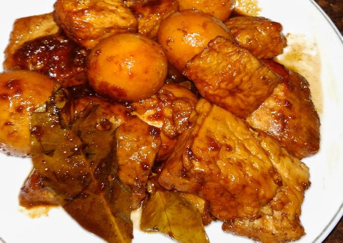 Resep Tahu Telur Bacem / Semur, Enak