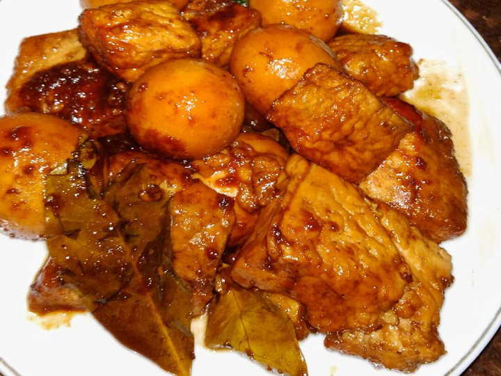 Resep Tahu Telur Bacem / Semur, Enak