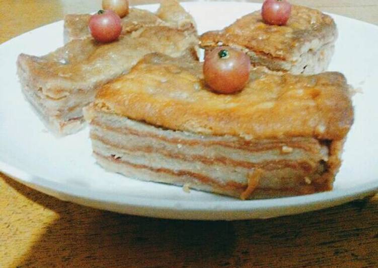 Recipe: Delicious Cake lapis murmer 3 bahan utama