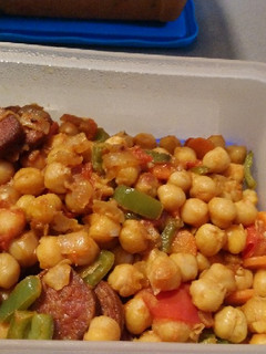 Una foto de Garbanzos con chorizo