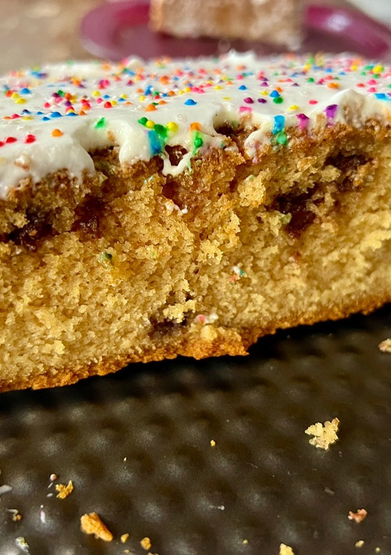 Una foto de Pastel del vainilla sin azúcar 🥧