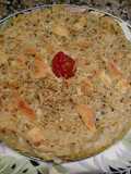 Torta de spaghetti con salsa blanca fácil Norali