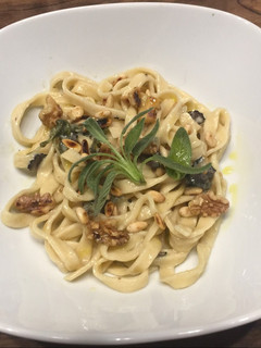 Una foto de Fettuccine con Salvia y gorgonzola